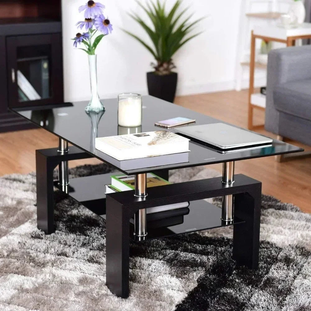 Rectangle Glass Coffee Table