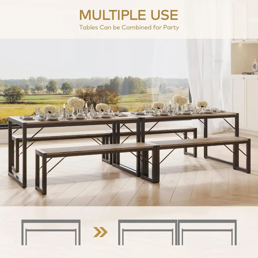 45.5" Dining Table Set